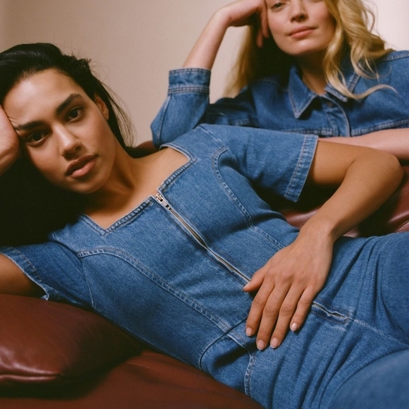 Rouje Denim Jumpsuit - Picture 7 of 10